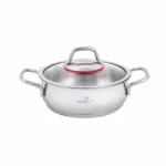 سرویس قابلمه 6 پارچه استیل سریر کاراجا 153.03.08.1368 Rabima رابیما