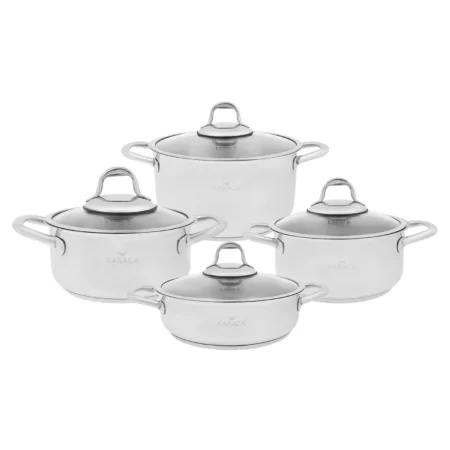 سرویس قابلمه 8 پارچه استیل گرانادا کاراجا 153.03.08.1467 Rabima رابیما