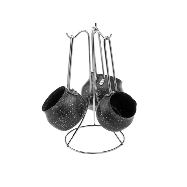 قهوه جوش 2-3-4 فنجان مشکی بیوگرانیت کاراجا 153.03.08.1608