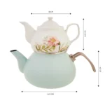 کتری و قوری 2 + 1 لیتر آبی سیلوا کاراجا 153.03.08.1847