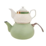 کتری و قوری 2 + 1 لیتر سبز بونیتا کاراجا 153.03.08.1849