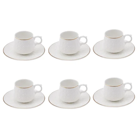 سرویس قهوه خوری 6 نفره سفید داملا کاراجا 153.03.06.7162 Rabima رابیما