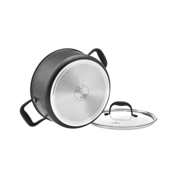 سرویس قابلمه 7 پارچه مشکی بیودایموند کاراجا 153.03.08.1923 Rabima رابیما