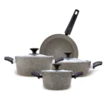 سرویس قابلمه 7 پارچه طوسی پاور بیوگرانیت کاراجا 153.03.08.1939 Rabima رابیما