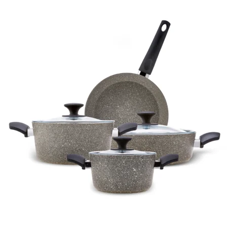 سرویس قابلمه 7 پارچه طوسی پاور بیوگرانیت کاراجا 153.03.08.1939 Rabima رابیما