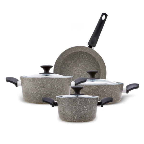 سرویس قابلمه 7 پارچه طوسی پاور بیوگرانیت کاراجا 153.03.08.1939 Rabima رابیما