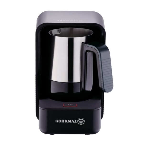 قهوه ساز ترک برقی 400 وات مشکی - طوسی براق مدرنا کرکماز 863-02