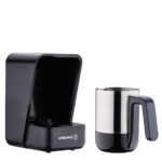 قهوه ساز ترک برقی 400 وات مشکی - طوسی براق مدرنا کرکماز 863-02