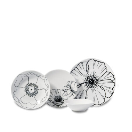 سرویس غذاخوری چینی 16 پارچه اترنا کرکماز 8818