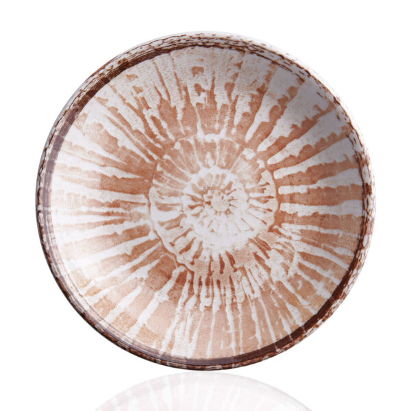 سرویس غذاخوری چینی 16 پارچه قهوه ای لورا کرکماز 8858-3