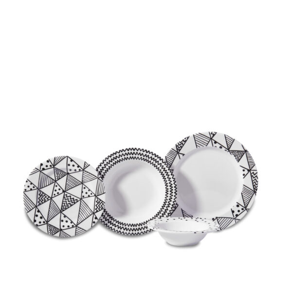 سرویس غذاخوری چینی 24 پارچه نتورا کرکماز 8787