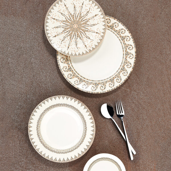 سرویس غذاخوری چینی 24 پارچه ونسا کرکماز 8884