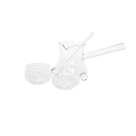 سرویس قهوه خوری 6 پارچه شیشه ای گلس تاشوو T2725 Rabima رابیما