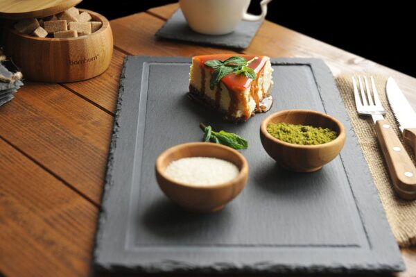 بشقاب پذیرایی مستطیل سنگی سوشه تاشوو T1611 Rabima رابیما