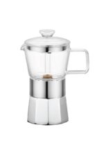 موکاپات شیشه ای 3 فنجان نقره ای سیلور تاشوو T3376 Rabima رابیما