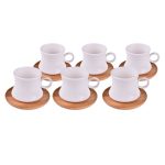 سرویس فنجان و نعلبکی 6 نفره لارجی بامبوم B0912 Rabima رابیما