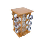 قفسه ادویه چرخان 12 عددی فانتینا بامبوم BBFO01 Rabima رابیما