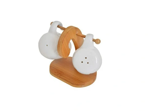 نمک پاش و فلفل پاش 3 پارچه کوپر بامبوم B2836 Rabima رابیما