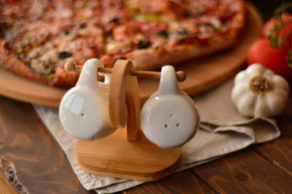 نمک پاش و فلفل پاش 3 پارچه کوپر بامبوم B2836 Rabima رابیما