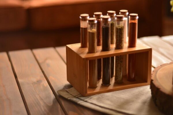 سرویس ادویه 9 پارچه وانیلا بامبوم B0424 Rabima رابیما