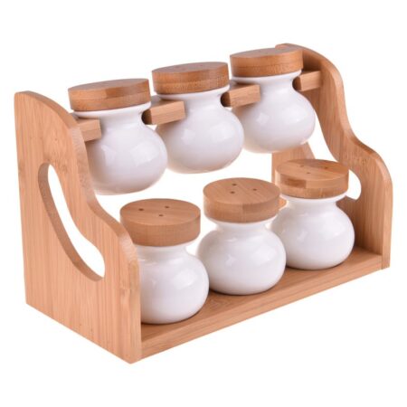 سرویس ادویه 7 پارچه پیتاز بامبوم B0563 Rabima رابیما