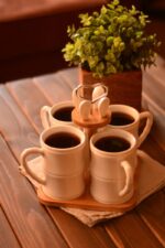 سرویس لیوان چینی 9 پارچه فویدو بامبوم B0919