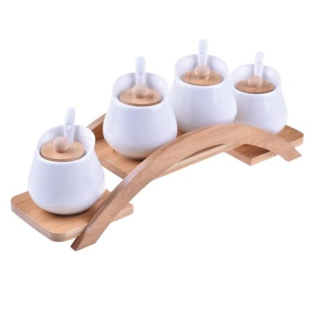 سرویس ادویه 4 عددی بستا بامبوم B1102 Rabima رابیما