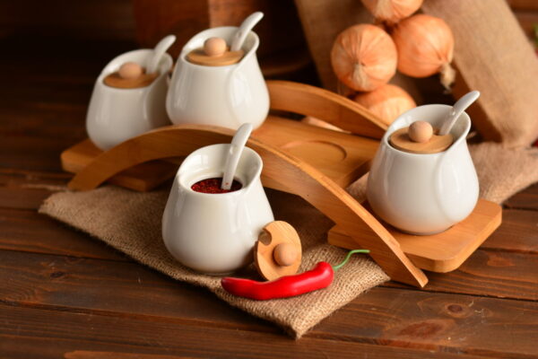 سرویس ادویه 4 عددی بستا بامبوم B1102 Rabima رابیما