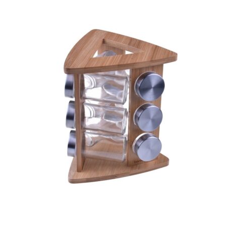 قفسه ادویه چرخان 9 عددی آنکورا بامبوم B1363 Rabima رابیما