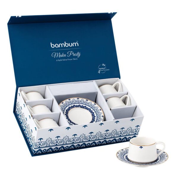 سرویس قهوه خوری 6 نفره ماکو پرستیژ بامبوم B1376 Rabima رابیما