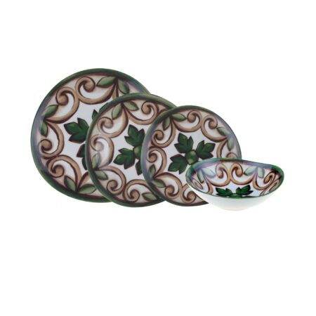 سرویس غذاخوری بون چاینا 24 پارچه لوسیا بامبوم B3283 Rabima رابیما