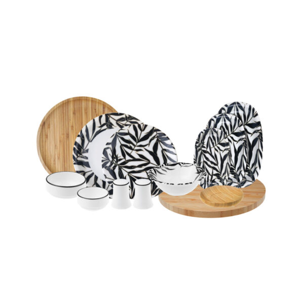 سرویس غذاخوری 44 پارچه اولیوا بامبوم B3388 Rabima رابیما