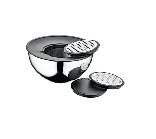 ظرف نگهدارنده با رنده استیل روس بامبوم B3691 Rabima رابیما