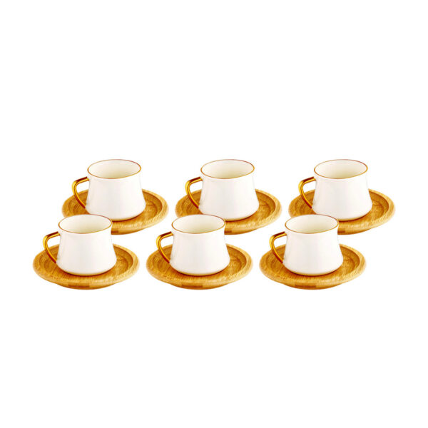 سرویس فنجان و نعلبکی 6 نفره روملیا بامبوم B4382 Rabima رابیما