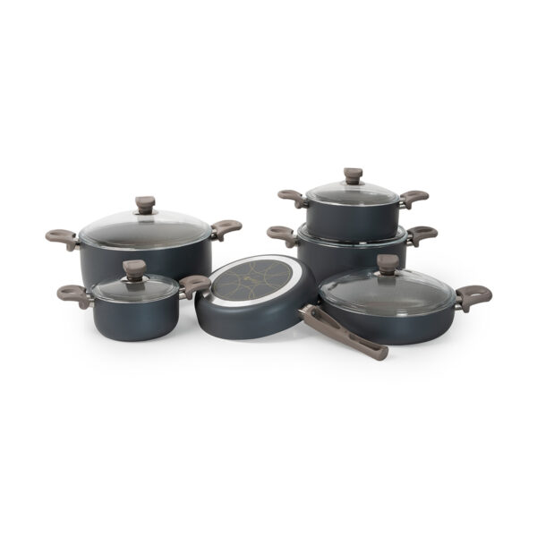 riwald-york-650100-16-02-rabima سرویس قابلمه گرانیت 11 پارچه آبی یورک ریوالد 650100-16