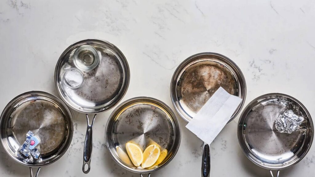 نحوه شستشوی انواع قابلمه و تابه | رابیما