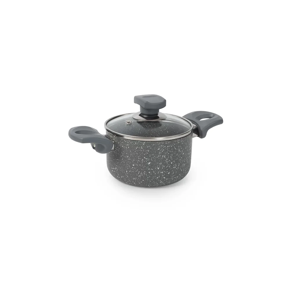 قابلمه نچسب 14*8 سانتی متر 1.1 لیتر طوسی یورک ریوالد 6503214-0114 | رابیما