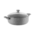 نیم قابلمه نچسب 28*9 سانتی متر 4.8 لیتر طوسی یورک ریوالد 6506128-0114 | رابیما