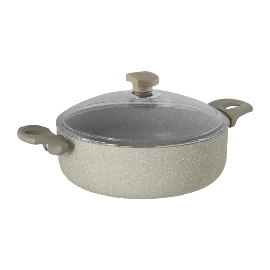 نیم قابلمه نچسب 32*10 سانتی متر 6.5 لیتر بژ یورک ریوالد 6506132-0106 | رابیما