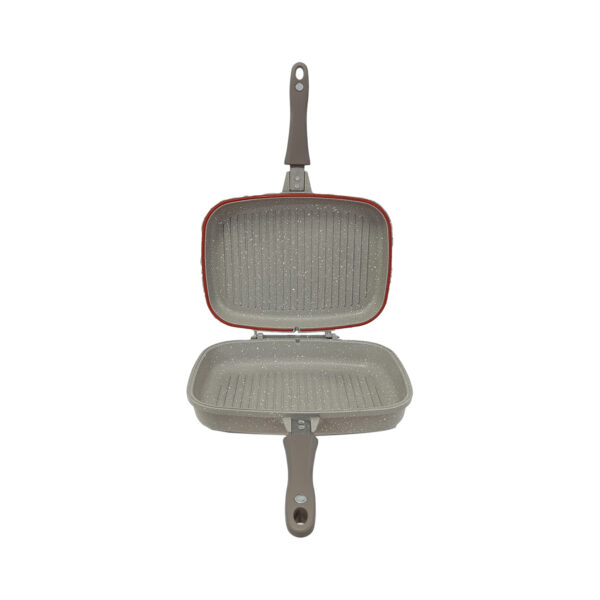 تابه گریل دوطرفه 32*24 سانتی متر 2 لیتر بژ یورک ریوالد 6508032-0106