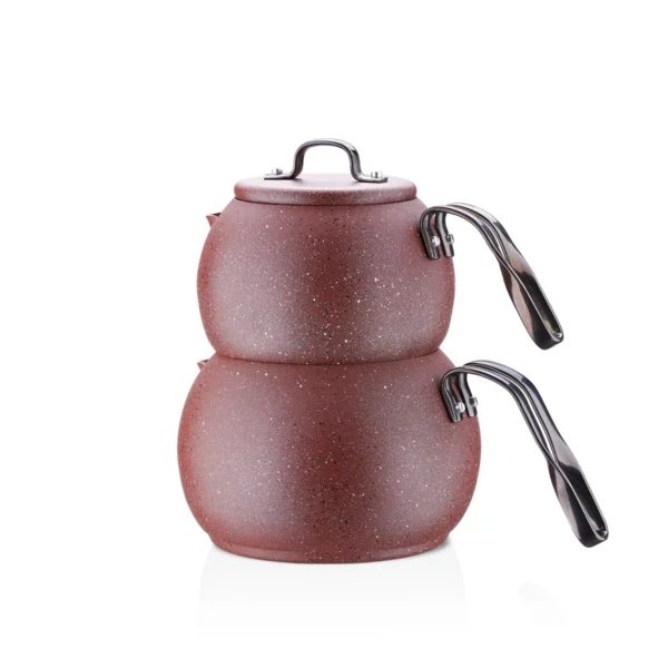 کتری و قوری 1.1 + 1.8 لیتر گرانیتی چوملک کرکماز 231 | رابیما