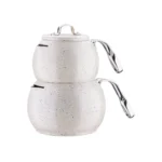 کتری و قوری 1.1 + 1.8 لیتر گرانیتی موندیا کرکماز 230 | رابیما