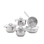 سرویس قابلمه 9 پارچه استیل براق لیورپول ریوالد 6801209-1021 | رابیما