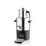 سماور برقی 2000 وات 1.3 + 3.7 لیتر استیل مات چای شف کرکماز 844 | رابیما