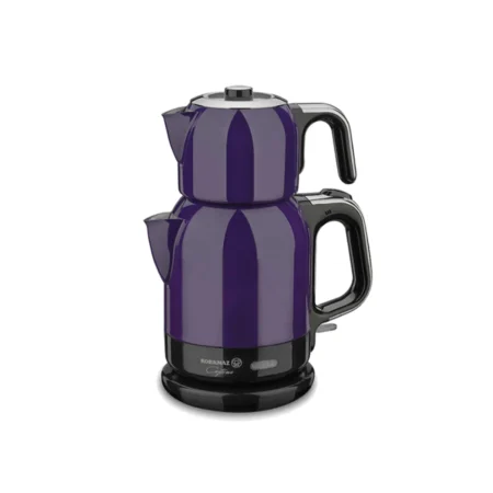 چای ساز اتوماتیک برقی 1600 وات 0.9 + 1.7 لیتر بنفش چایتیما کرکماز 331-01 | رابیما