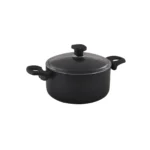 قابلمه نچسب 22*10.5 سانتی متر 3.7 لیتر مشکی منچستر ریوالد 6503122-0411 | رابیما