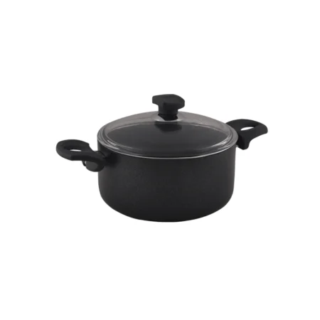 قابلمه نچسب 22*10.5 سانتی متر 3.7 لیتر مشکی منچستر ریوالد 6503122-0411 | رابیما