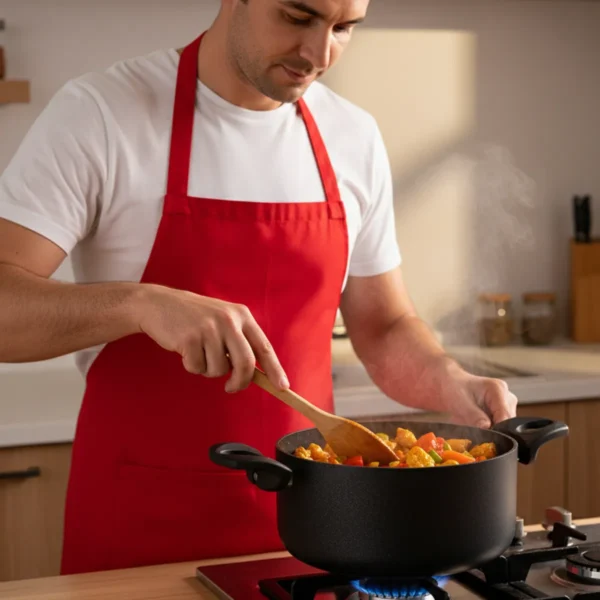 قابلمه نچسب 26*12.5 سانتی متر 6.1 لیتر مشکی منچستر ریوالد 6503126-0411 | رابیما