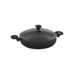 قابلمه کوتاه نچسب 28*7 سانتی متر 3.6 لیتر مشکی منچستر ریوالد 6504128-0411 | رابیما