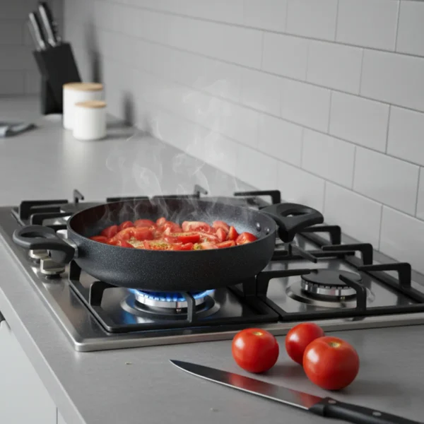 قابلمه کوتاه نچسب 28*7 سانتی متر 3.6 لیتر مشکی منچستر ریوالد 6504128-0411 | رابیما